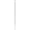 Ekena Millwork Fluted PVC Pilaster w/Decorative Capital & Base, 4"W x 90"H x 2"P PILP04X090FL02-2 - alternate 4